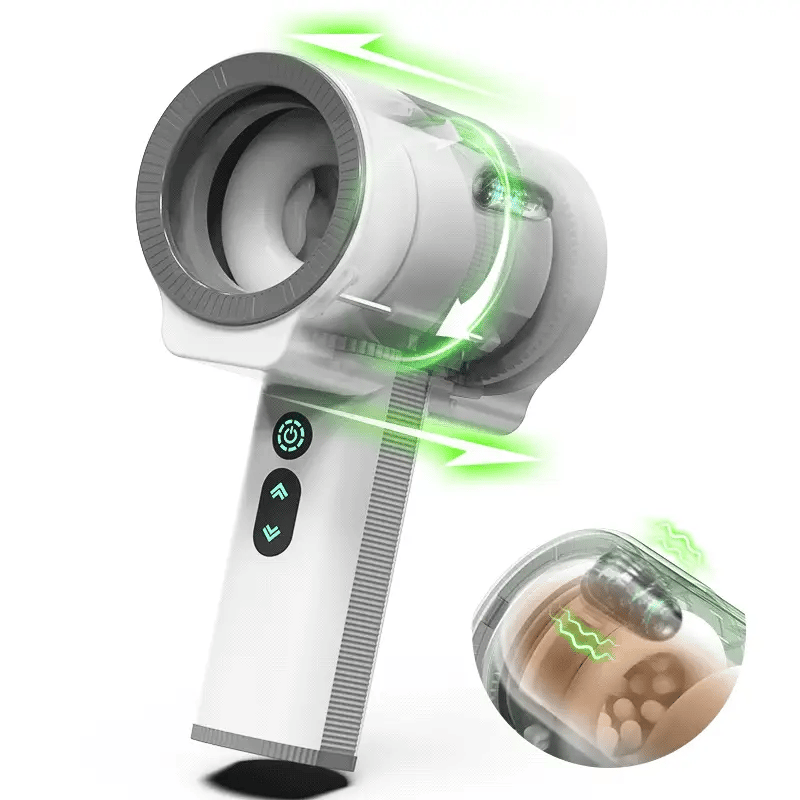 STROKER- Male Masturbator Telescopic Rotation Masturbation Cup 4D Texture Feels Scarily Real Masturbators Cup