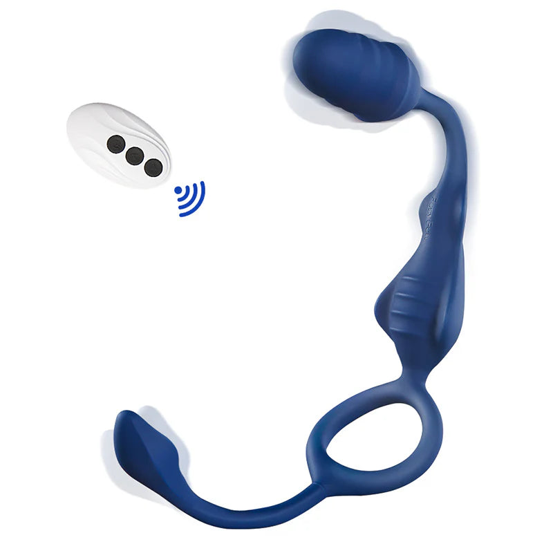 ANAL TOY-3 Point And 9 Vibrating Anal Toy for Couple Sex Toy