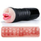 STROKER-Male Masturbator Cup Blowjob Double Hardness Sucking Vibrating Masturbator Male Stroker