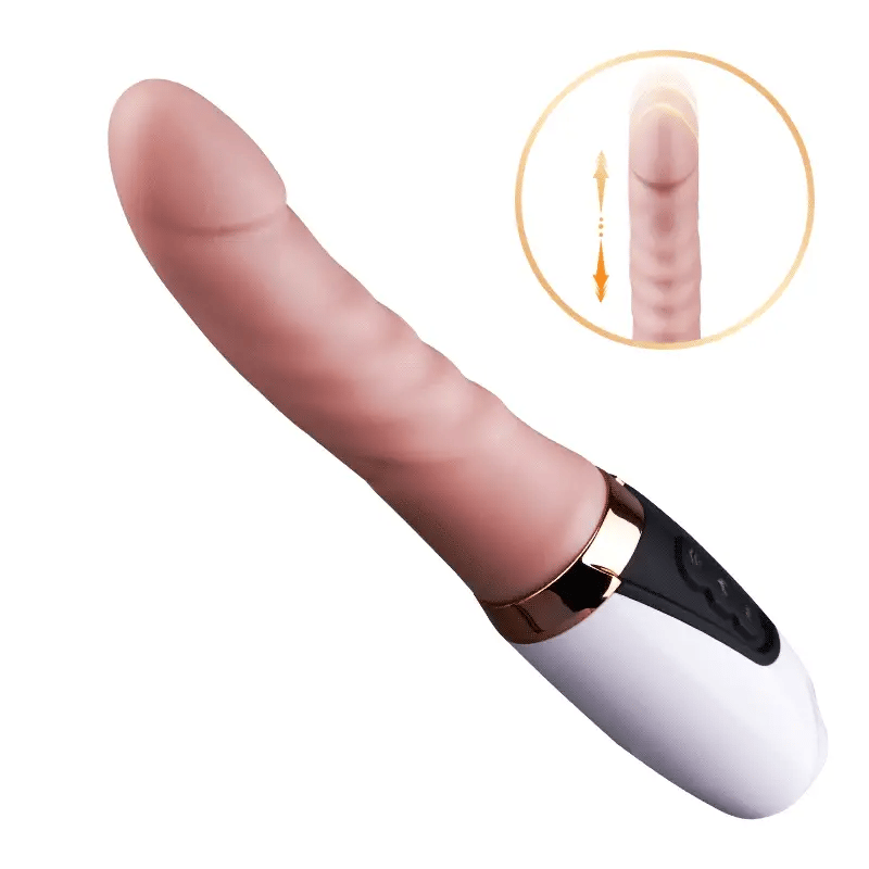 Womangift-Sex Machine 6.38 IN Thrusting Dildo Vibrator with Heating Vibrating Dildo