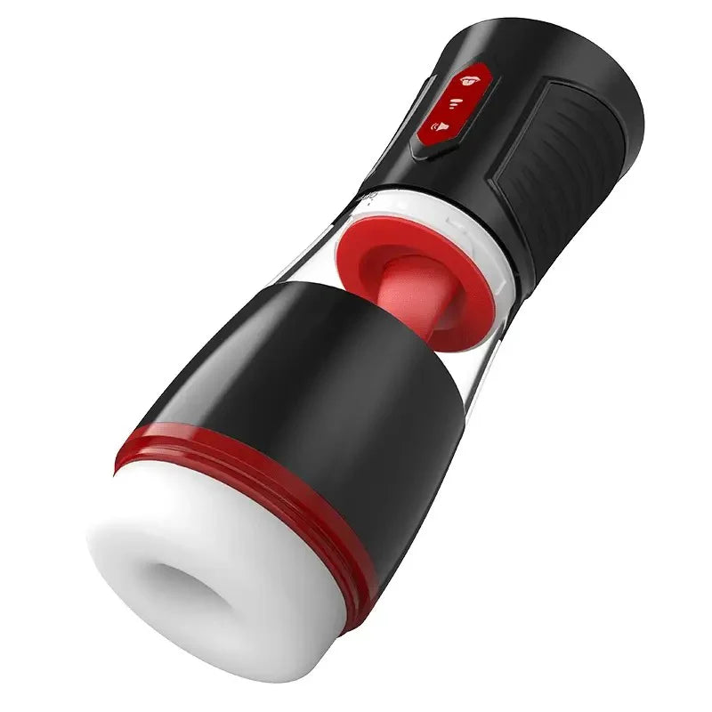 STROKER-Male Masturbator Life-Like Oral Fun 7 Tongue Licking 4 Sucking Stroker Masturbation cup
