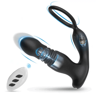 ANAL TOY- 3 in 1 7 Vibrations 7 Thrusts Remote control Prostate Massager For Man