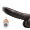 Black Dildo-9.7*1.5 in Thrusting Control Heating Dildo
