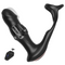 ANAL TOY-3 In 1 Wriggling Swaying Vibrating 9 Wriggling Swaying Male Prostate Toy with Cock Ring