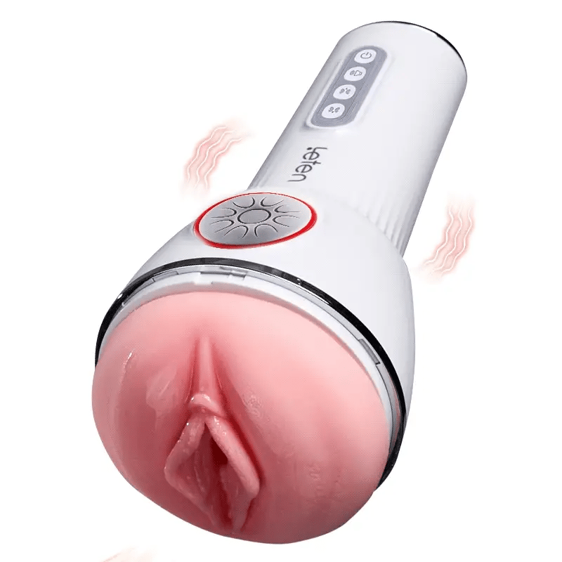 Male Masturbator- Male Masturbator Squeezing Sucking Vibrating Masturbation Cup-Queen of AV Version4