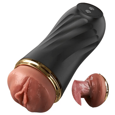 STROKER-Male Masturbator 10 Vibration 360° Textured Massage Masturbation Silent Immersive Stroker Masturbation Cup