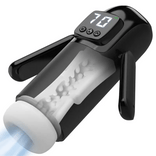 STROKER-Masturbators Cup 7 Suctions 7 Vibrations  Dual Handles  Large Granule Channel Texture  Male Masturbator