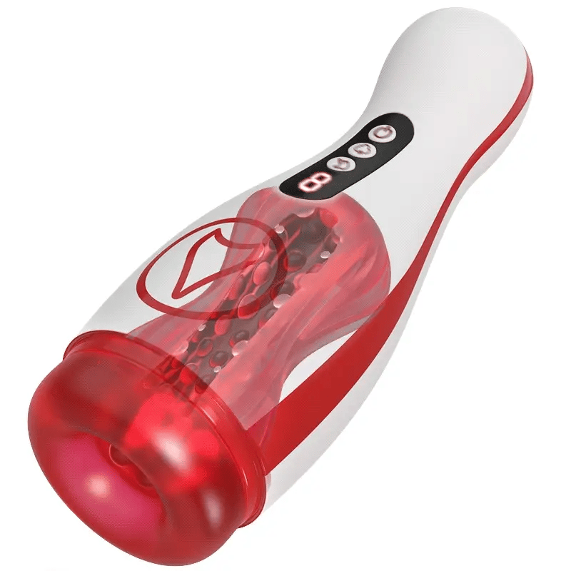 STROKER- Masturbation Cup 7 Suction Vibrations Voice Moans Masturbator Immersive Interaction Stroker Male Masturbator