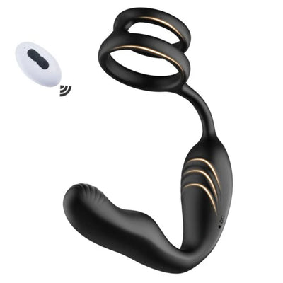 ANAL TOY- 10 Rotating & Vibrating Modes Leonard-360° Rotating Vibrating Wearable Prostate Massager