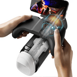 Telescopic Rotating Masturbation cup-Male Masturbator Thrust 10-Mode Stroker – Interactive Gamepad Design with Adjustable Phone Stand