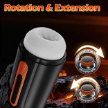 STROKER- Masturbation cup 6 IN 1 10 Vibrating & Thrusting with 4 Sucking Automatic Knob Adjusting Male Masturbator