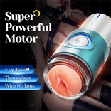 STROKER-Male Masturbator Infrared Heated Thrusting Male Masturbator 550 Thrusts/min Automatic  Realistic Warming Stroker