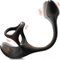ANAL TOY-4 in 1 Ejaculation Delay Vibrating Anal Plug Prostate Massager with Penis Rings Sex Toy