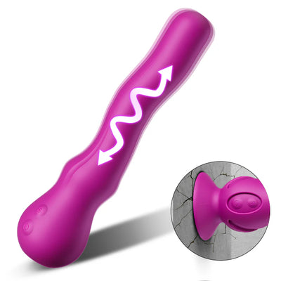Womangift-3 Wiggling & 7 Vibrating Technology Vibrator  With Detachable Suction Cup For Woman