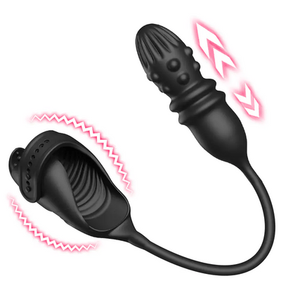 ANAL TOY-Prostate Massager Thrusting & Vibrating Glans Trainer for Intense Penis and Anal Stimulation For Man