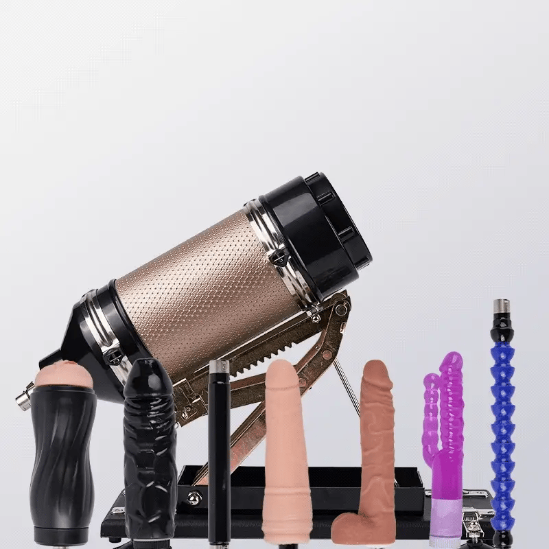 Womangift- Iron Titan 400 Strokes/Mins 5 IN 1 Accessories Dildo Sex Masturbation Machine Dildo Machine