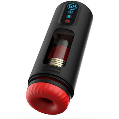 STROKER- Male Masturbator 9 Telescopic Vibration Sucking Heated Aircraft Male Stroker Masturbation cup