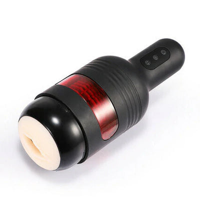 STROKER- Vagina Wriggle Sucking Stroker Telescopic Rotating Masturbation cup
