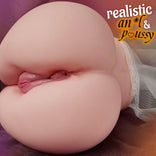 SEX DOLL-Half-Body 11.2LBS Sex Torso Soft Realistic Pussy Realistic Butt Masturbator Real Silicone Torso