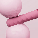 Womangift - Sex Riding Machine Solo Sex Saddle Remote Control Rotation & Vibration Sex Dildo Mount with 3 PCS Heating Flapping Sex Vibrators Set for Vagina, Clitoral, Anal Stimulation Sex Furniture for Bedroom