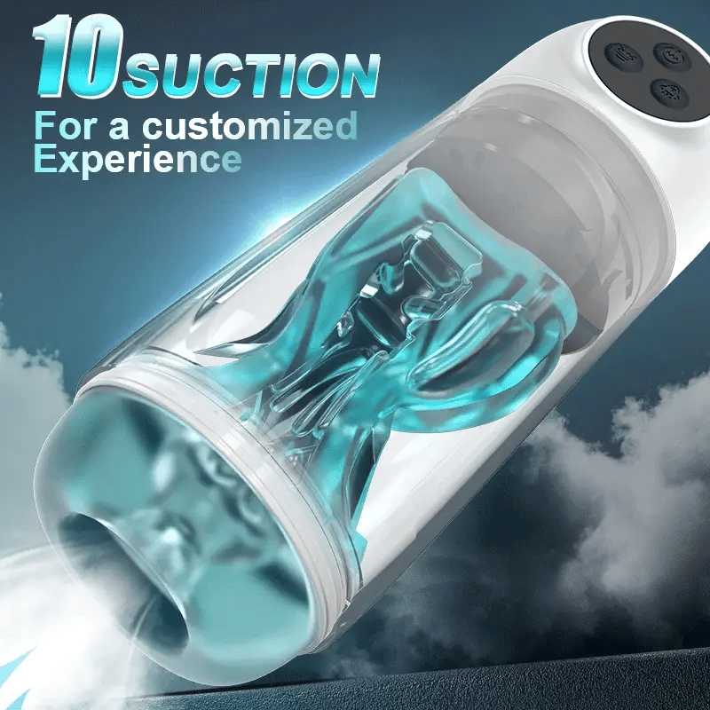 STROKER- Masturbators Cup 10 Suction Vibrations One-button Activation APP-controlled Multi-point Massage Male Masturbator