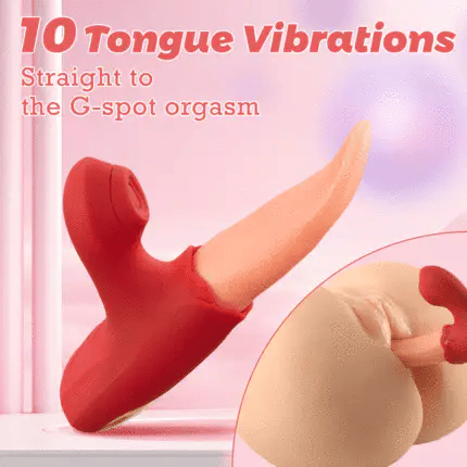 Womangift- Flapping Tongue Licking Vibrator G-spot Vibrator