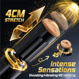Telescopic Rotating Masturbation cup-Male Masturbator Hands Free Use Cupsland Fully Auto STROKERmatic Masturbation Cup (with stand) Thrusting Dildo