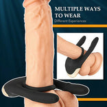Penis Ring-Remote Control Electric Shock Vibrating Cock Ring 10 microcurrent modes