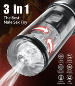 STROKER- Rotating Sucking Enjoy Inflation & Twist Massage Fun Masturbation Stroker Male Masturbator