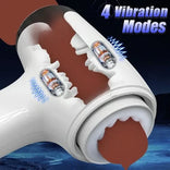 STROKER- Through-Hole Vibrating Stroking Male Masturbation Cup