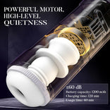 STROKER- Male Masturbator Purple Driver 7 Thrusting Stable Belt Design Male Stroker Masturbator Adult Toy