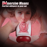 STROKER- Masturbation Cup 7 Suction Vibrations Voice Moans Masturbator Immersive Interaction Stroker Male Masturbator