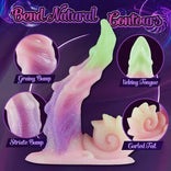 Huge Dildo-Coke 7.48 Inch Rainbow Dildo with Suction Cup