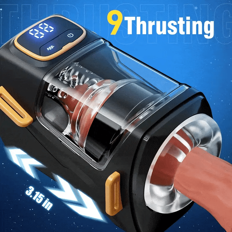 STROKER- Wearable Male Masturbation Cup Thrusting 300 Thrusts/Min Stroker Male Masturbator