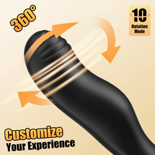 ANAL TOY- 10 Rotating & Vibrating Modes Leonard-360° Rotating Vibrating Wearable Prostate Massager