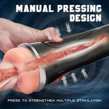 STROKER-Male Masturbator Honeycomb Realistic Asshole Manual Sucking Male Masturbation Cup