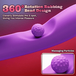 Womangift- Licking Vibrator Tongue Licking Clitoral Stimulator Vibrator With 360° Rotation Rubbing Ball Adult Toys