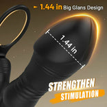 ANAL TOY- Remote Control, Glans Shape Thrusting Vibrating Prostate Massager