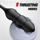 ANAL TOY- 9-Frequency Thrusting And Vibration Wearable Prostate Massager With Cock Ring