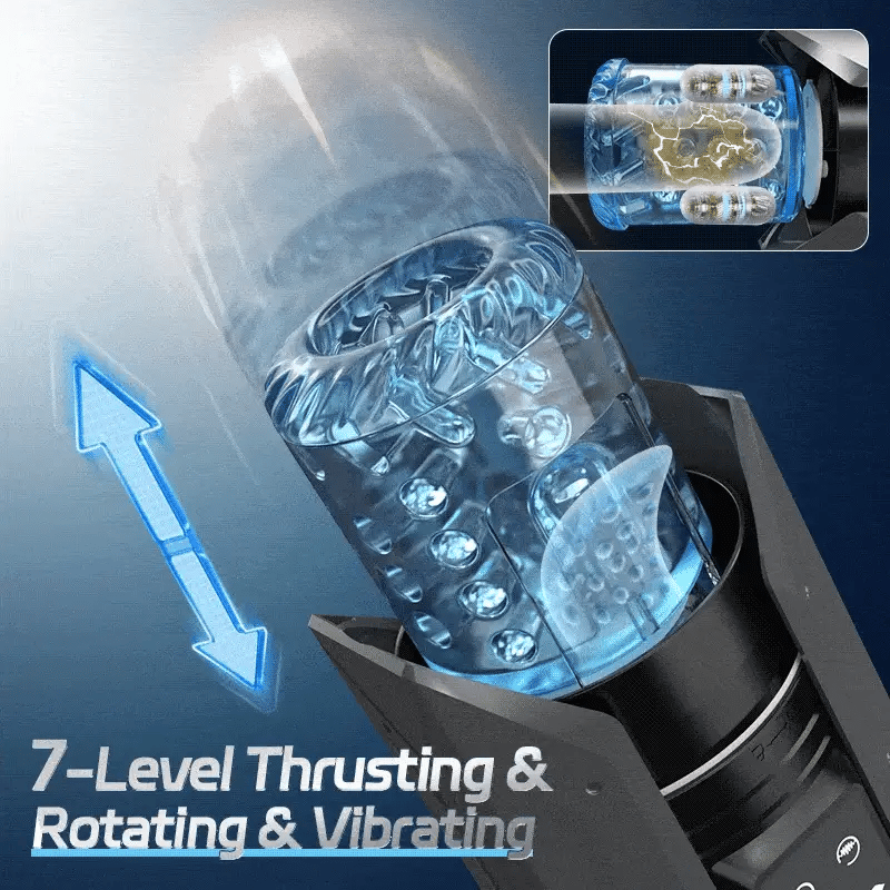STROKER- Male Masturbator 100% Waterproof 4 IN 1 Automatic Masturbation Cup for Men