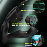 ANAL TOY-10 Vibrating Modes For Toe-Curling Vibrating Heating Prostate Massager
