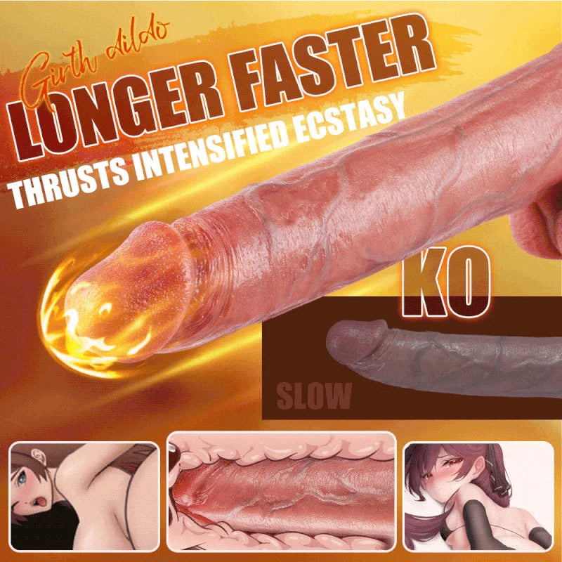 Realistic Dildo- Heating 8 Powerful Thrusting 10 Vibrating Suction Cup Dildo Vibrating Dildo