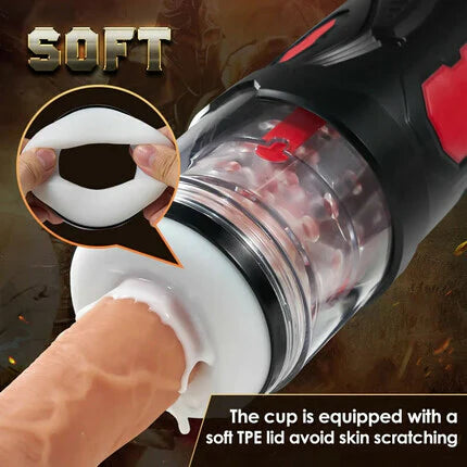 STROKER- Male Masturbator Thrusting Rotating Masturbation Cup