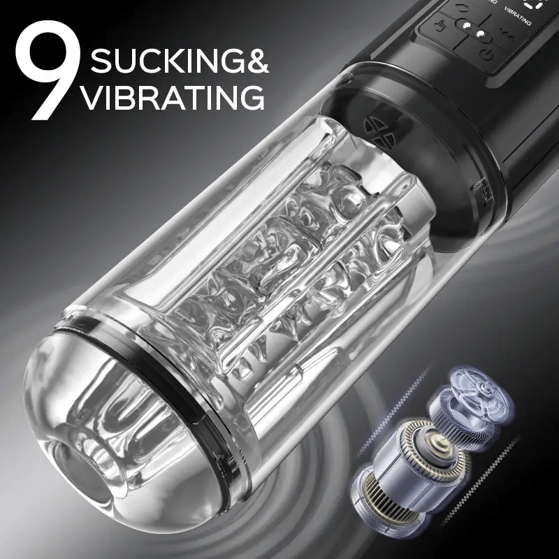 STROKER- Male Masturbator 9 Vibration & Sucking Automatic Blowjob Male Stroker