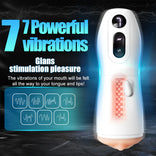 STROKER-Masturbation Cup 7-Mode Vibrating Automatic Male Masturbator Cup with Realistic Lip Entrance & Textured Tunnel