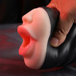 STROKER-Male Masturbator Cup Blowjob Double Hardness Sucking Vibrating Masturbator Male Stroker