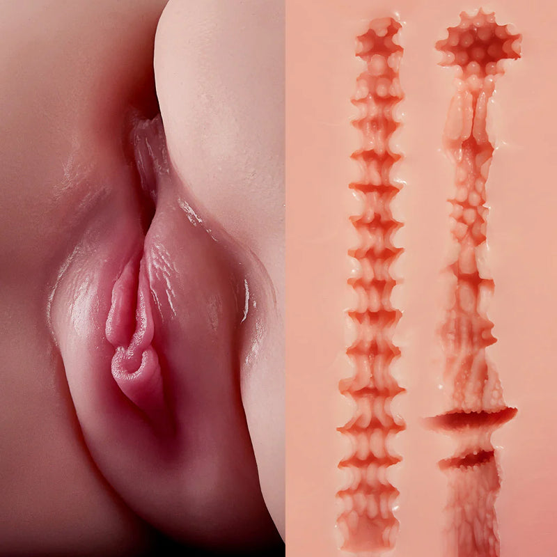 SEX DOLL-Half-Body 11.2LBS Sex Torso Soft Realistic Pussy Realistic Butt Masturbator Real Silicone Torso