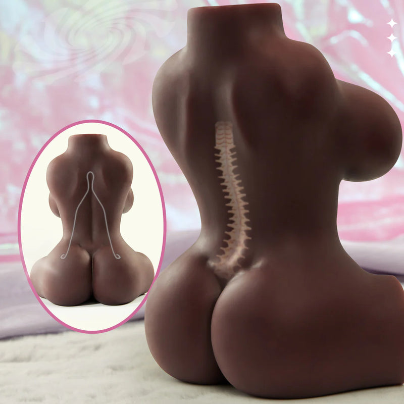 SEX DOLL-2.68 KG Sensual Dual-Channel Sex Torso with Soft TPE Body & Intense Internal Sex Doll For Man