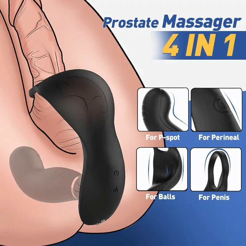 ANAL TOY-Prostate Massager Vibrations Pulsations Heating Anal Toy