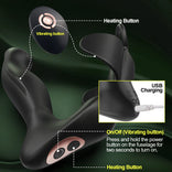 ANAL TOY-10 Vibrating Modes For Toe-Curling Vibrating Heating Prostate Massager